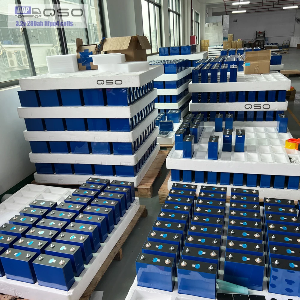 Qishou Lifepo4 280Ah Prismatic a Rechargeable Lithium Ion Phosphate Baterie 3.2V 280Ah 300Ah Lifepo4 Battery Cells