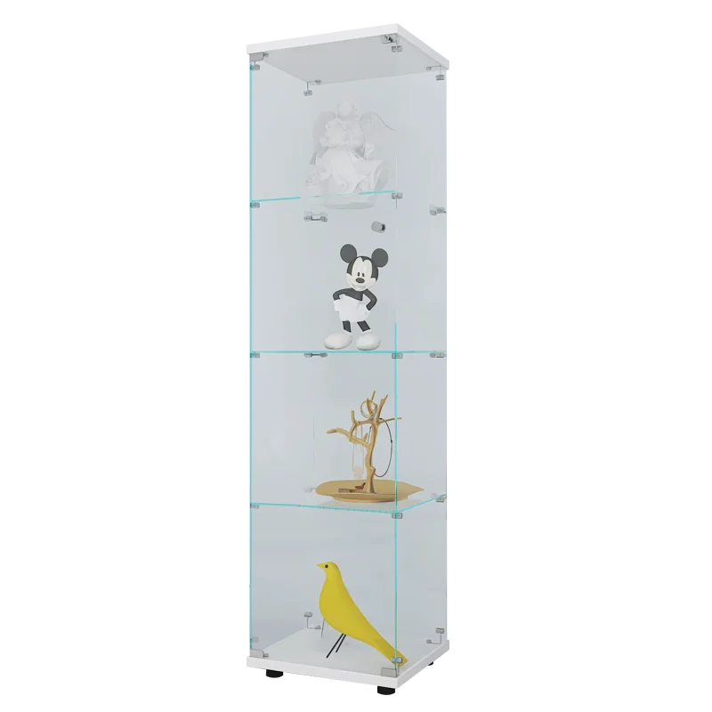 Full Vision glass showcase glass display cabinet jewelry showcase bar cabinets cosmetic display rack