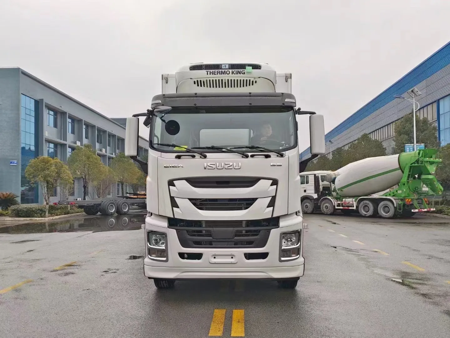 Hot Selling Isuzu FVR 4x2 Euro5 Refrigerator Truck 18 Tons Diesel Engine Hot King Cooling System New Condition Manual