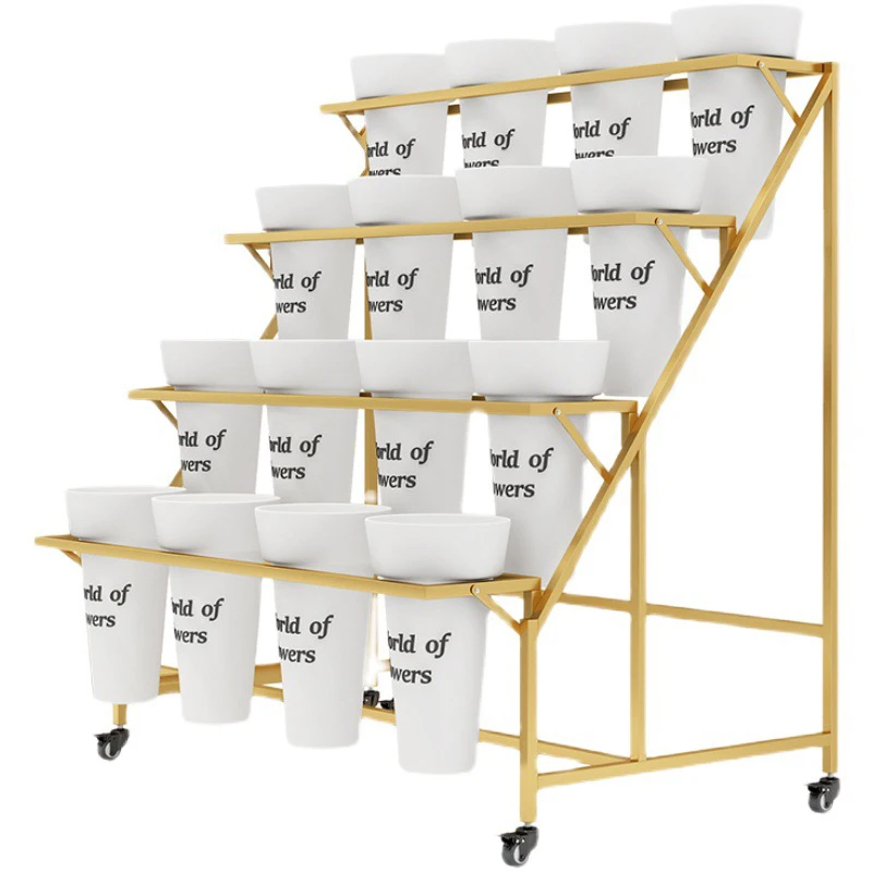 Metal plant stand Garden shelf Suitable for large flower pot rack display stand Indoor and outdoor flower stand