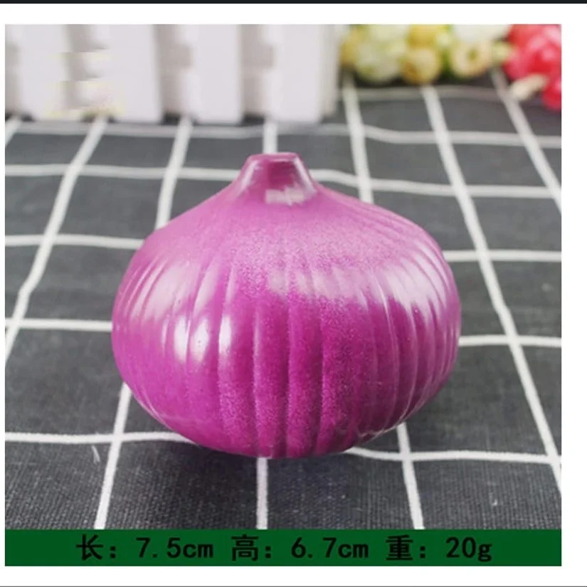 Artificial Onion - Plastic Vegetable Purple Onions Fake Vegetables