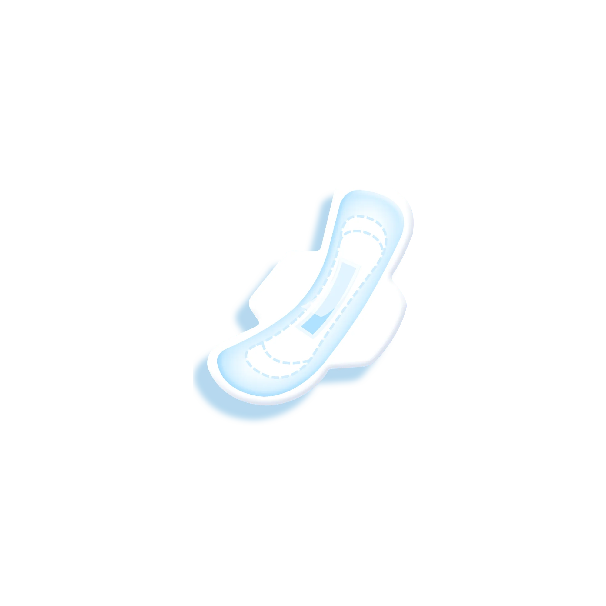 
China supplier custom biodegradable breathable cotton sanitary napkins 