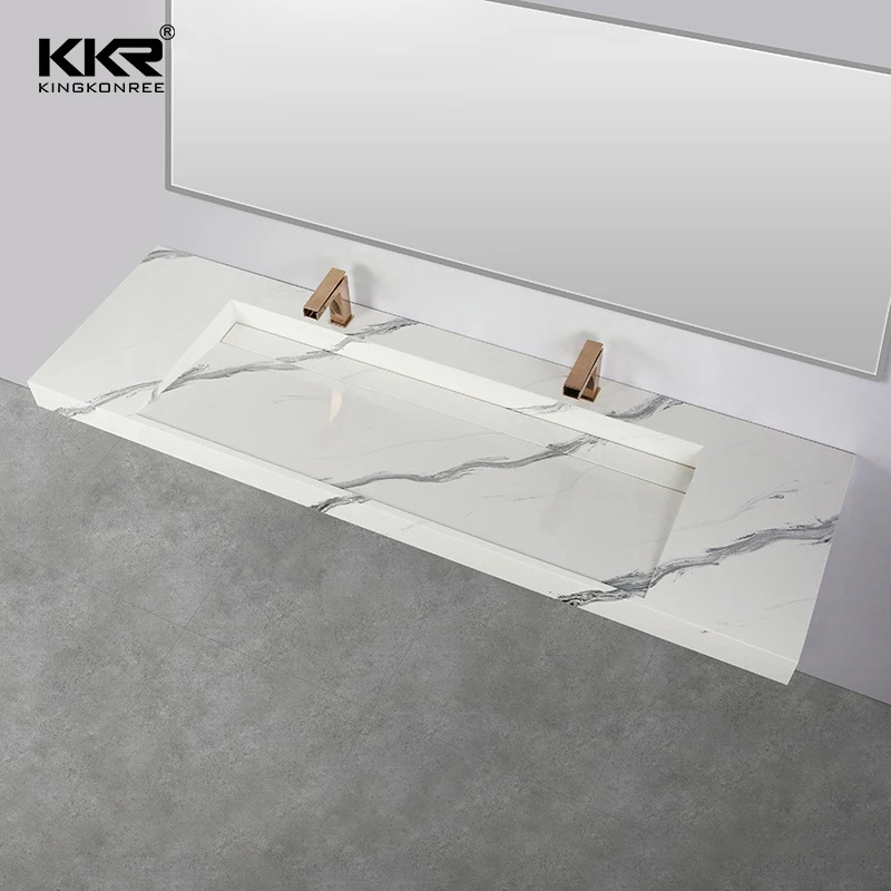Kkr New Model Wall Mount Wash Sink Lavatory Wall Hang Wash Basin