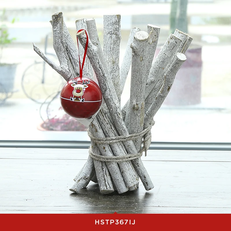 Christmas Tree Decoration Supplies Metal Crafts Cartoon Pattern Light Christmas Ball