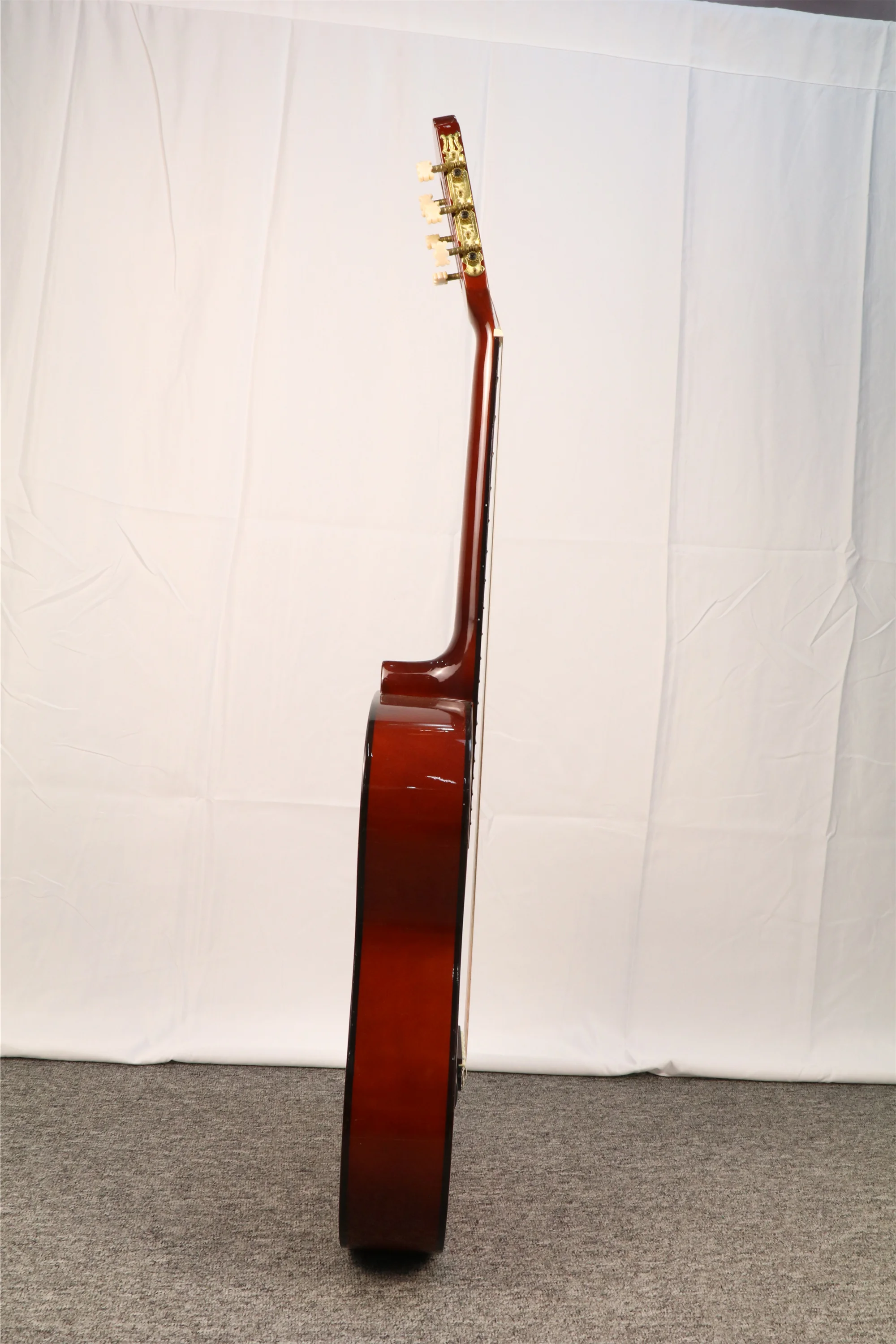 High-Quality  Affordable High-Gloss Solid Wood Acoustic Guitar For Beginners and Professionals