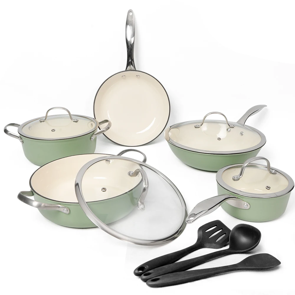 Turkish cast iron enamel cookware 1 set