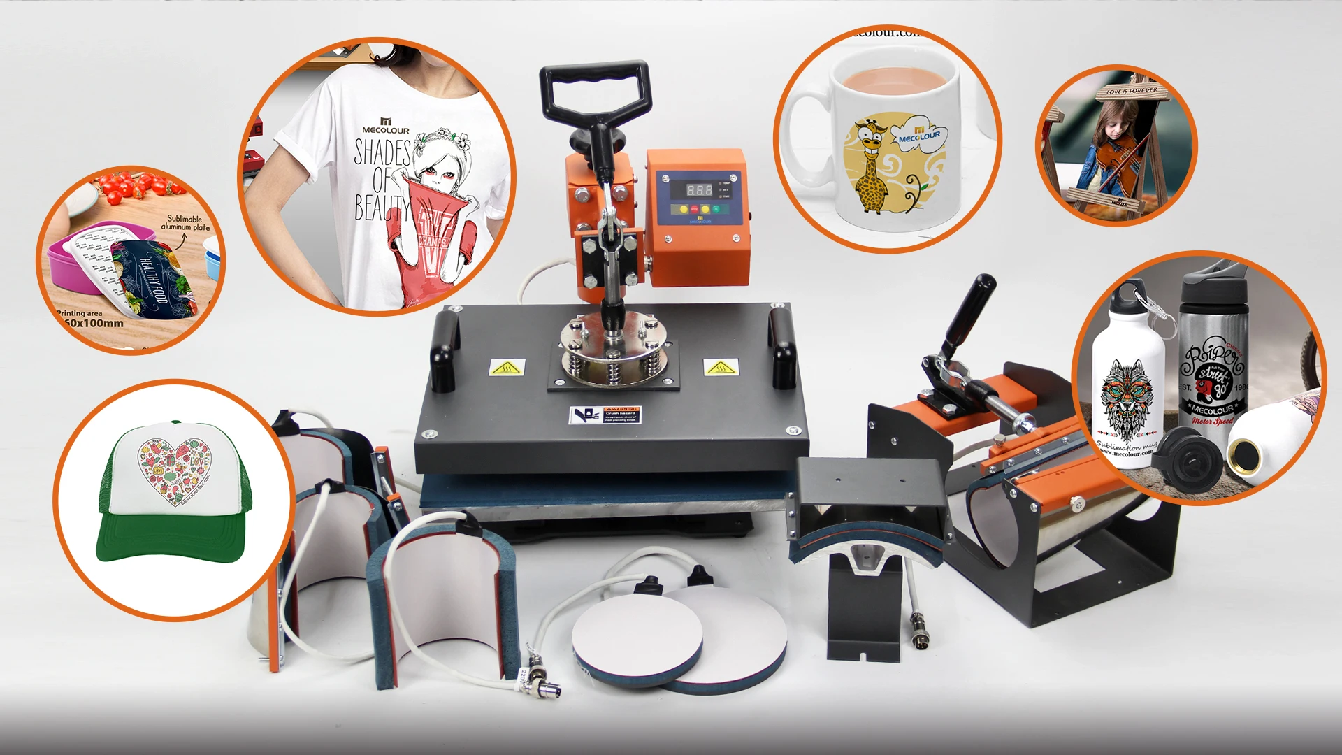 8 in 1 Heat Press Machine (29x38cm ) T-Shirt Printing Machine 8 1 Sublimation Machine