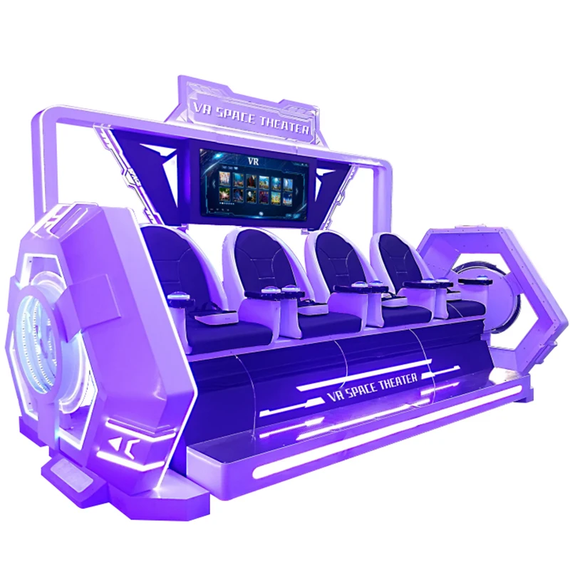 4 человека 9d Виртуальная реальность американские горки симулятор VR кинотеатр аттракционы для парка приключений парк развлечений