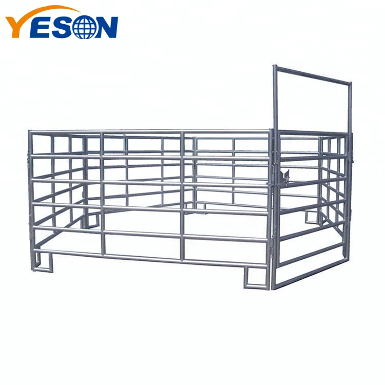USA Hot Selling wholesale Bulk Livestock Cattle Panels 12ft Heavy Duty Corral Panels Livestock Fence Portable Metal Horse Panels