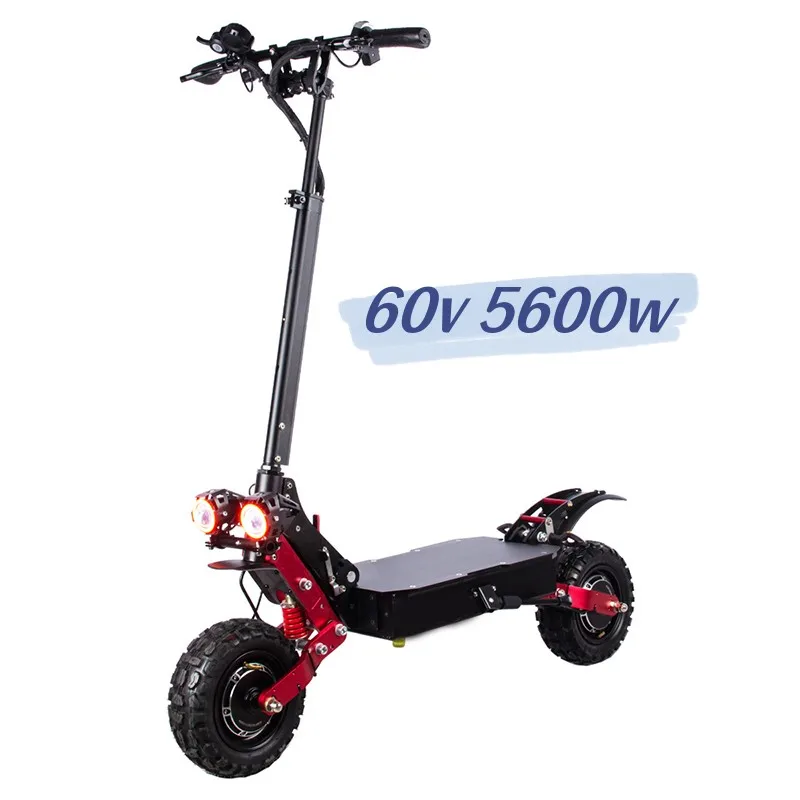 Cheaper long range off road best selling hot sale 60V 5600W 6000w adult dual motor scooters electric for adults
