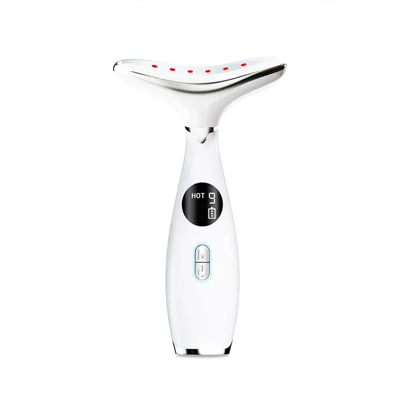 Wholesale Face Lifting EMS skin tightening Sonic Vibrating LED Therapy Multi-functional Skin Home Use Facial Device private logo