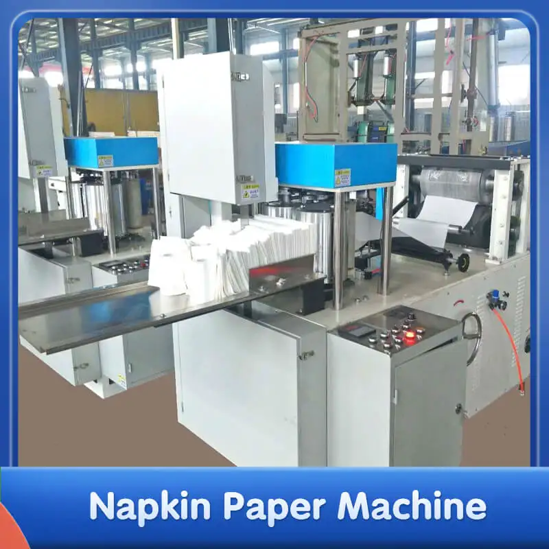 Automatic serviette tissue napkin paper folding machine napkin printing machine for sale