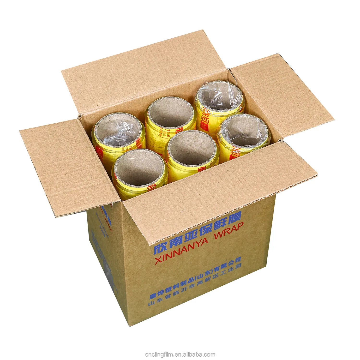 Manufacture Factory  Customize Food Grade Wrap Food Jumbo Roll  PVC Cling Film
