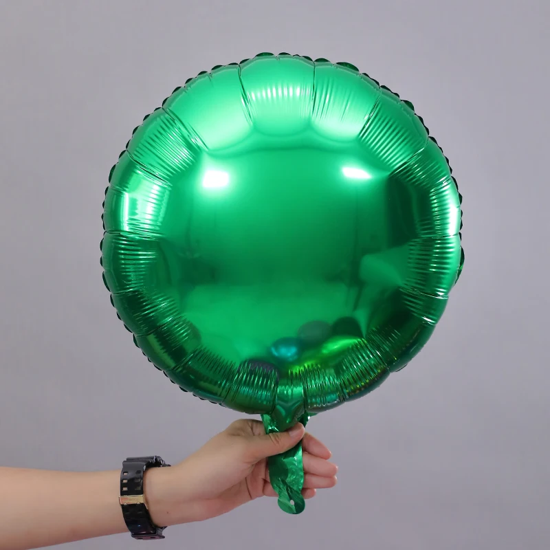 18 inch Light Plate Aluminum 18 Inch Helium Gas or Normal Air Balloon Modelling Round Foil Balloons