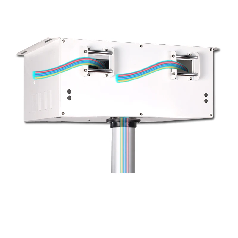 Single Pole Remote Control Electric Telescopic Lift Projector Hanger Motorized Telescoping Lifting Projector Mount Bracket