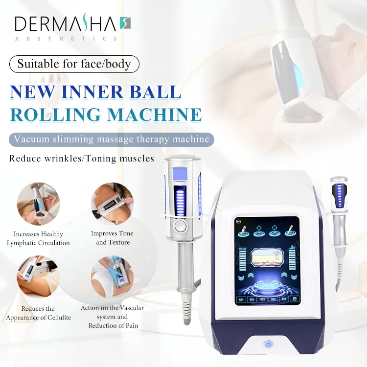 Portable 3D roller cellulite reduction machine body massage beauty machine 2 In 1 Vibration And Pressure Weight Loss Device