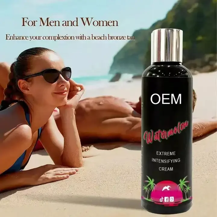 Private Label Vegan Hydrating Self Tanning Oil Cream Lotion Fake Tan Sunscreen & Tanning