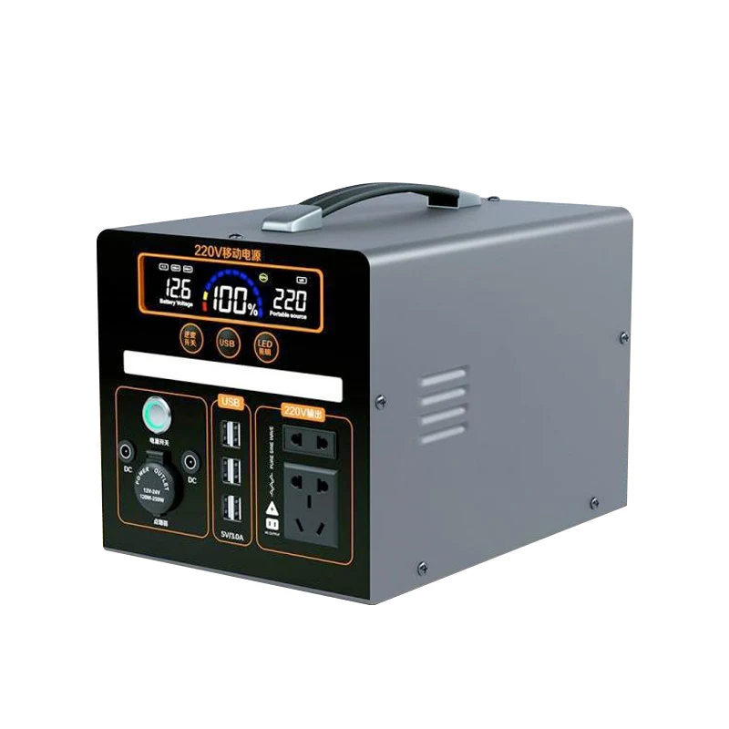 High Quality Cheap Storage Backup Large Capacity 1200W 1500W 2000W Power Station Portable Generator