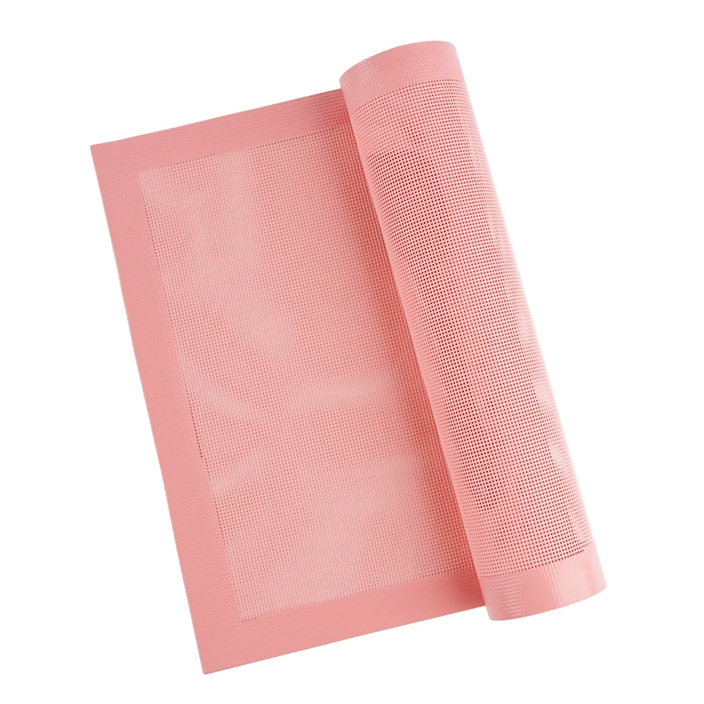 OEM цветной антипригарный силиконовый коврик для выпечки макарунов