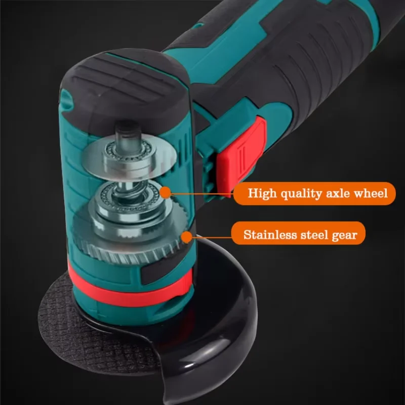 Mini brushless angle grinder with lithium battery cordless angle grinder electric angle grinder power equipments