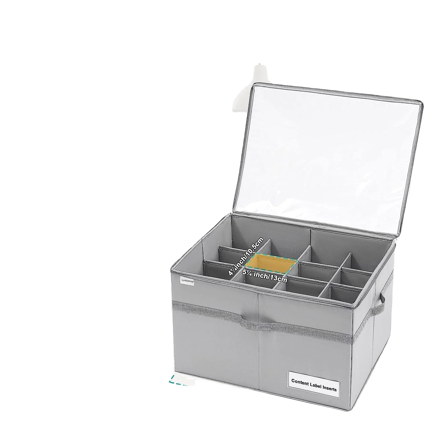 Shoe Organizer for Closet - Large shoe storage boxes Fit 16 Pairs, Fabric Shoe Bin with Clear Cover