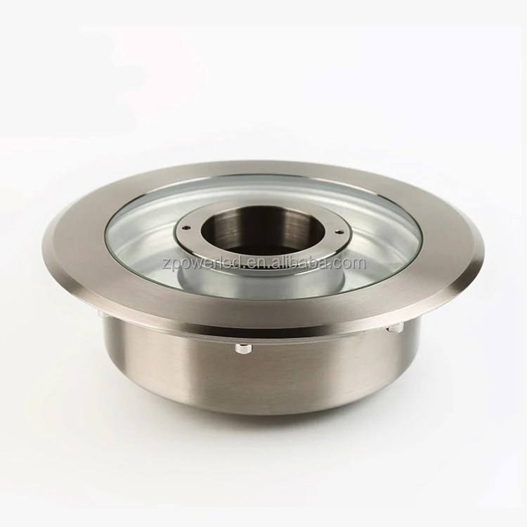 Stainless Steel Donut Nozzle Fountain Light DMX RGB 9x3w LED Underwater Fountain Jet Ring Light