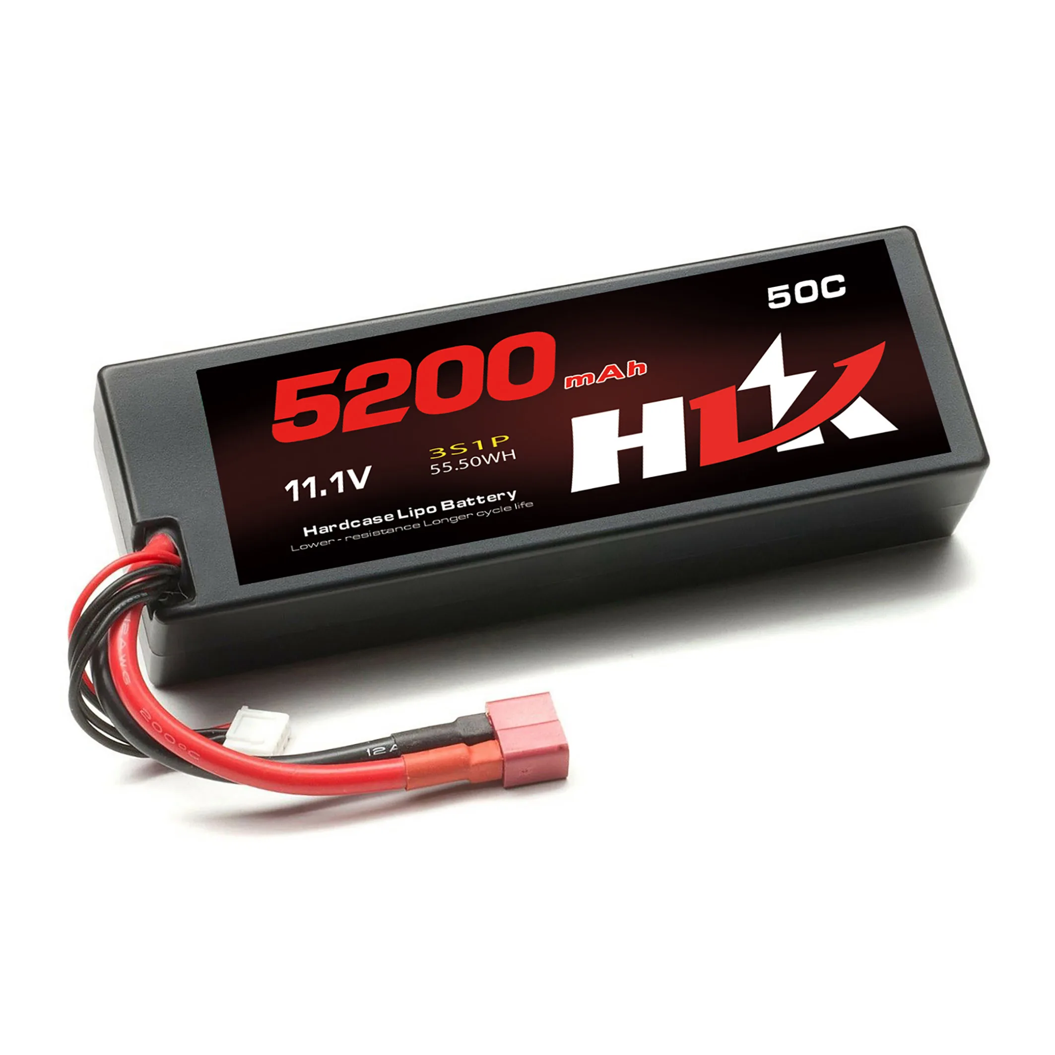 HLK 11.1V 50C 5200mAh Rechargeable hard case  RC 3S Lipo Battery for RC Car/Truck RC Vehicles