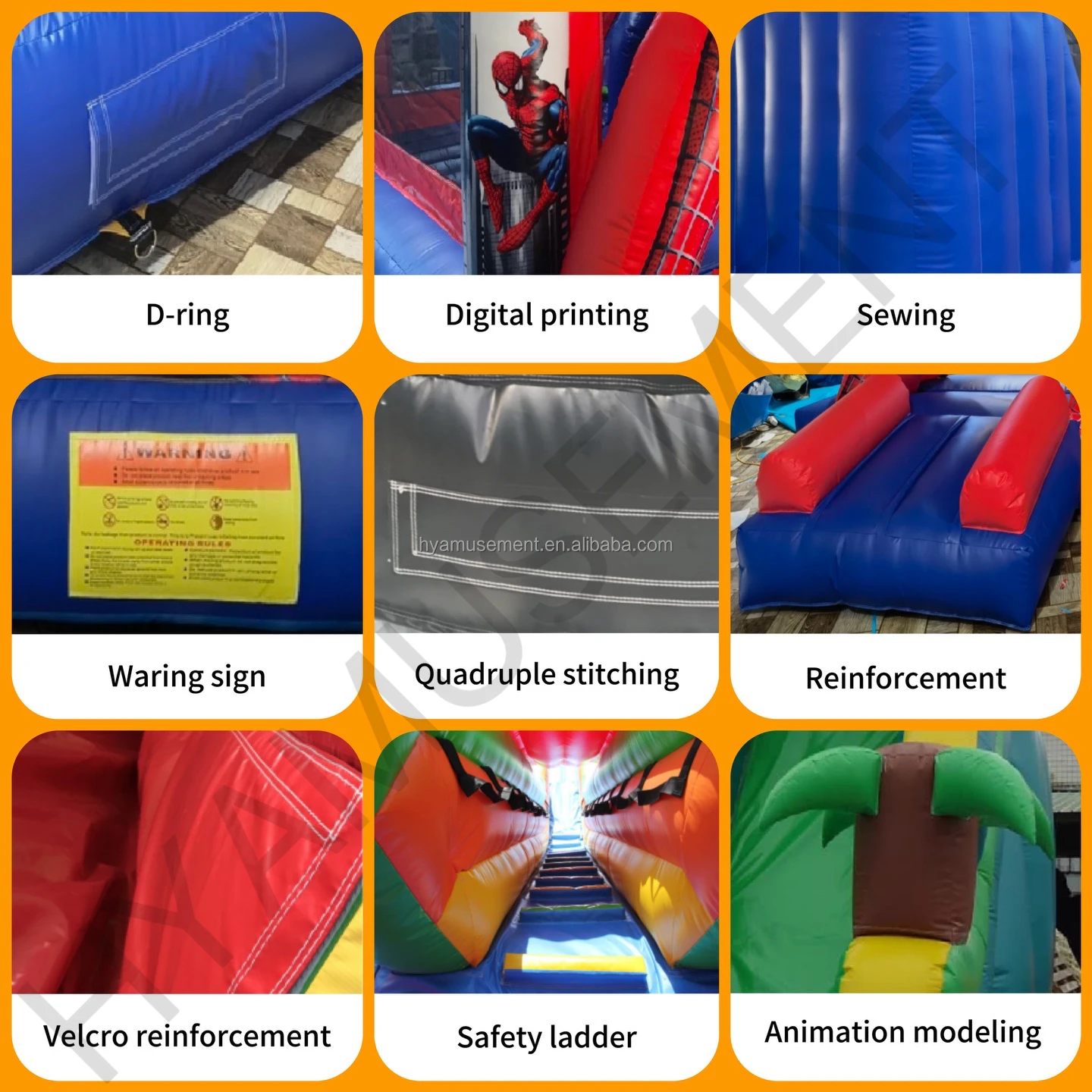 Ball Busting  jumping ball game  Obstacle Dodge Game ball game for party rental boy outdoor attraction bouncer