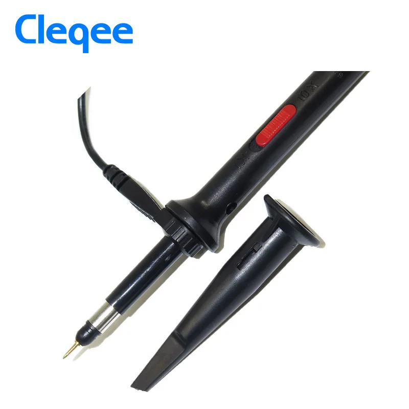 Cleqee-2 P7200 DC-200MHz Scope Clip Probe BNC protective cap 200MHz Oscilloscope Probe X1/X10 Test lead