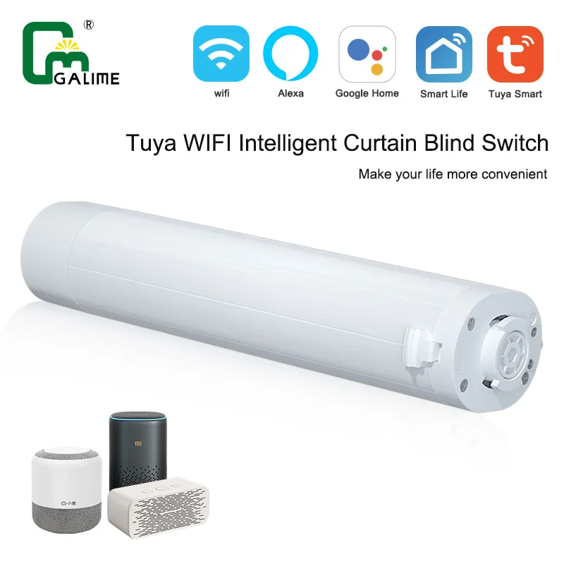 Smart Home Stage Voice Control Zigbee Automatic Motorized Electric Curtain Rail Motorized Curtain Motor For Automation System