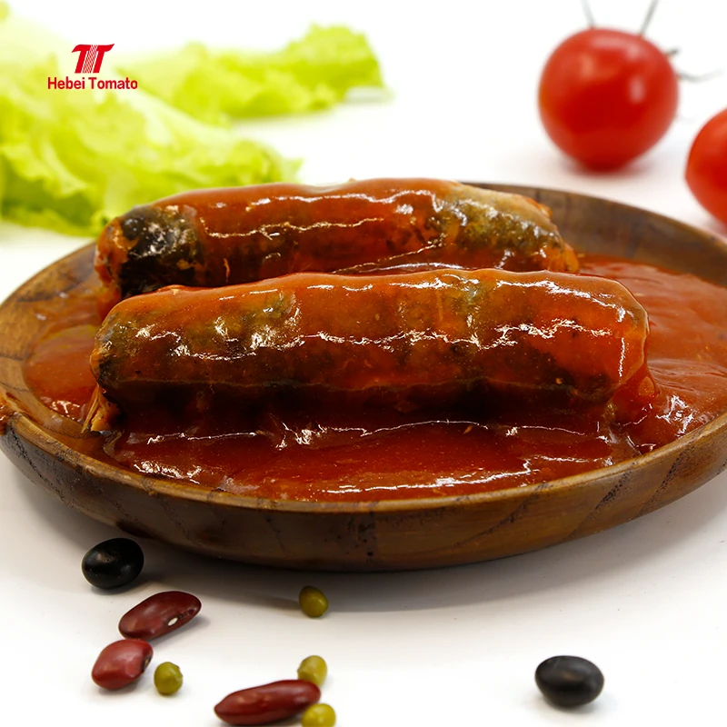 Fresh wholesale canned mackerel 425g in tomato sauce from manufacturer