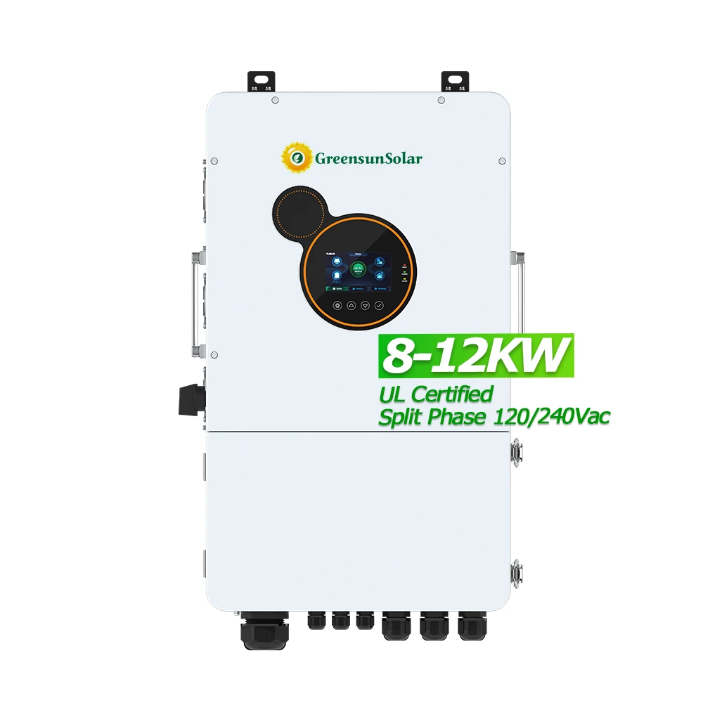 Инвертор SRNE UPS гибридный солнечный PV инвертор 8 кВт 12 с разделенной фазой 120 В 240 для рынка США