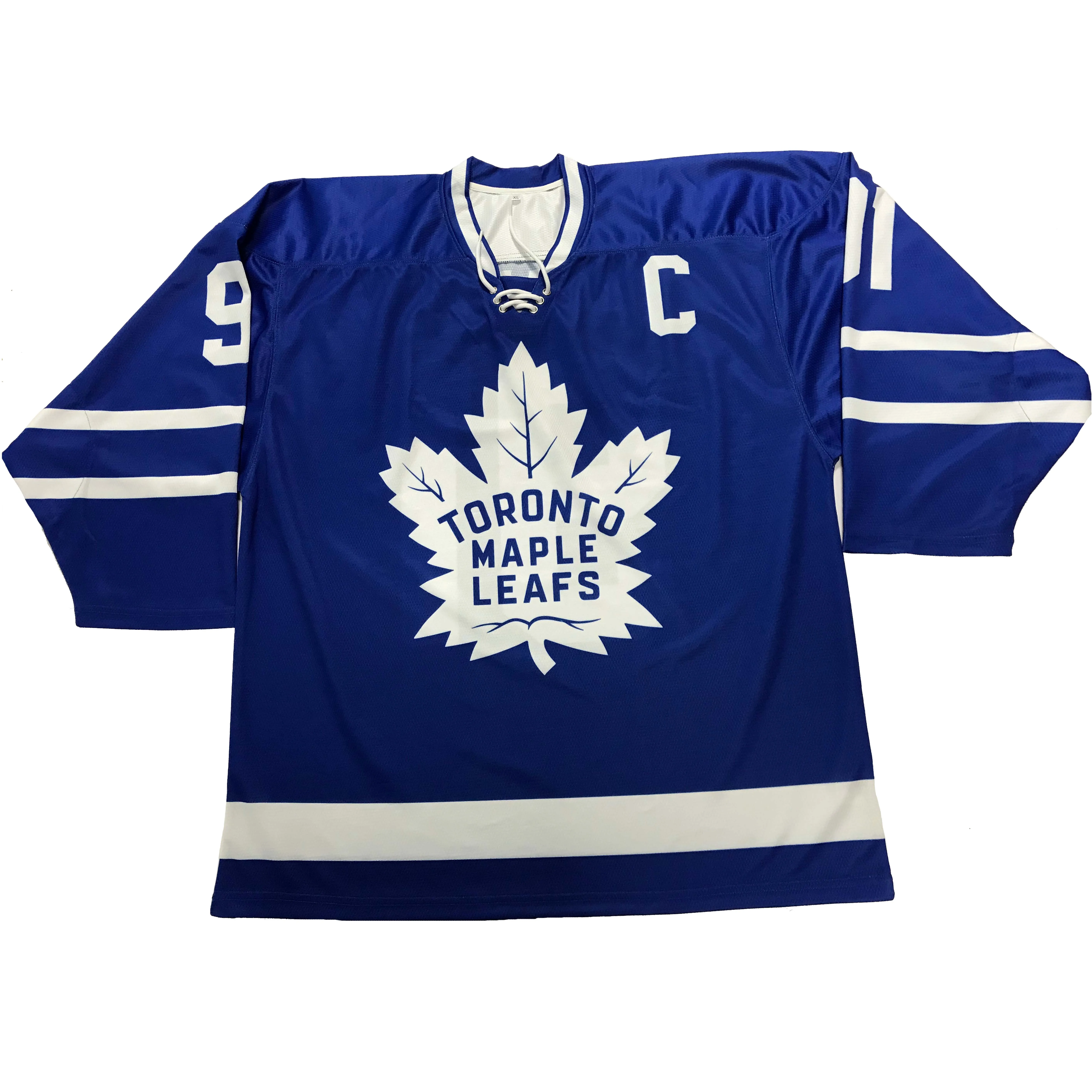 Wholesale retro black red tackle twill ice hockey uniform