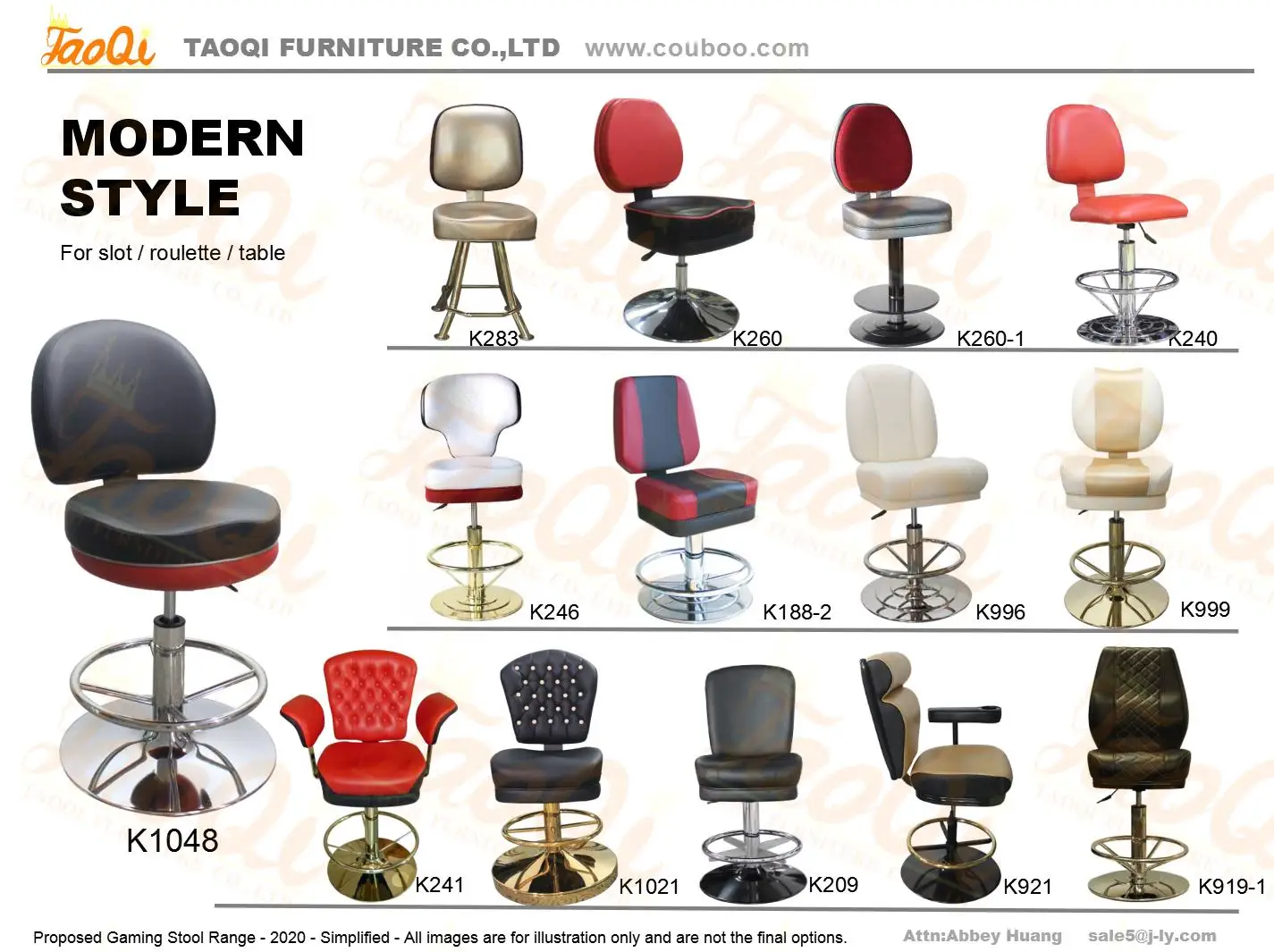 Quality Swivel Casino Poker Chair With Wheels Roulette Table Seating Casters Adjustable Seating Bar Chairs Gaming Stool