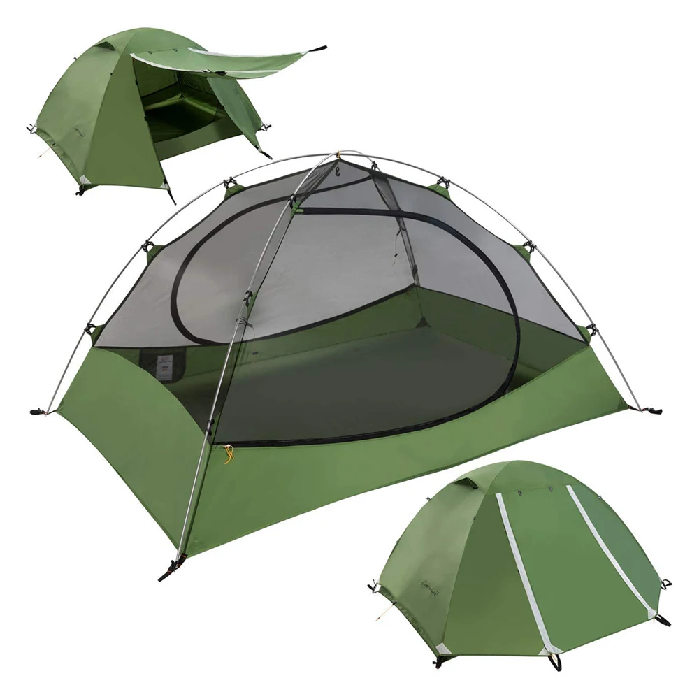 Best Selling 210T Breathable 1-2 Person Tents for waterproof Camping Instant Backpacking Quick Tent Easy Set Up