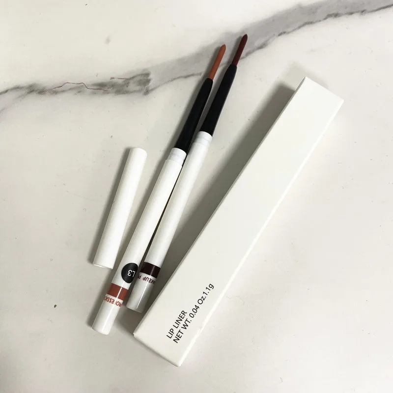 Waterproof Lip Liner Long Lasting Wooden Lipliner Pencil Private Label Matte Make Up Wood and Lipstick
