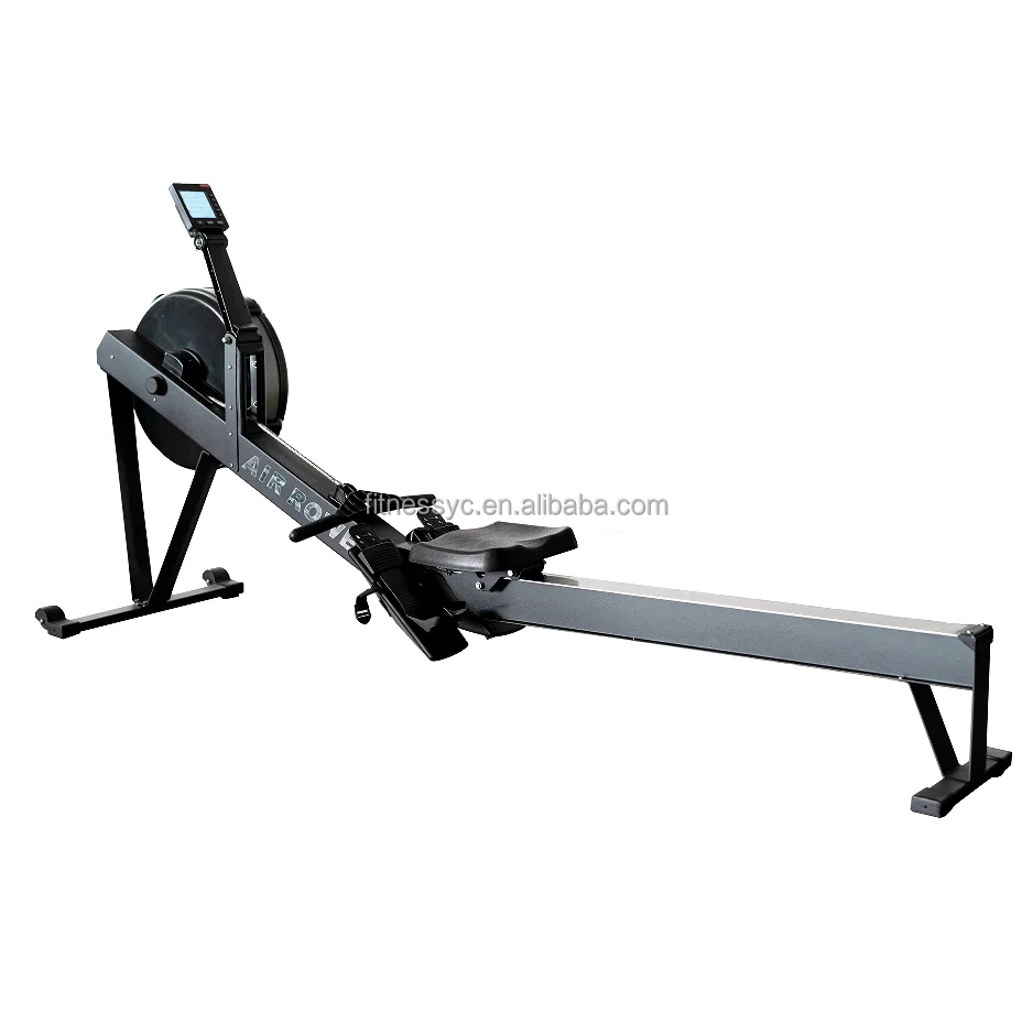 Great quality gym home use wind resistance air rower fitness equipment rowing machine for sale YC-4031A