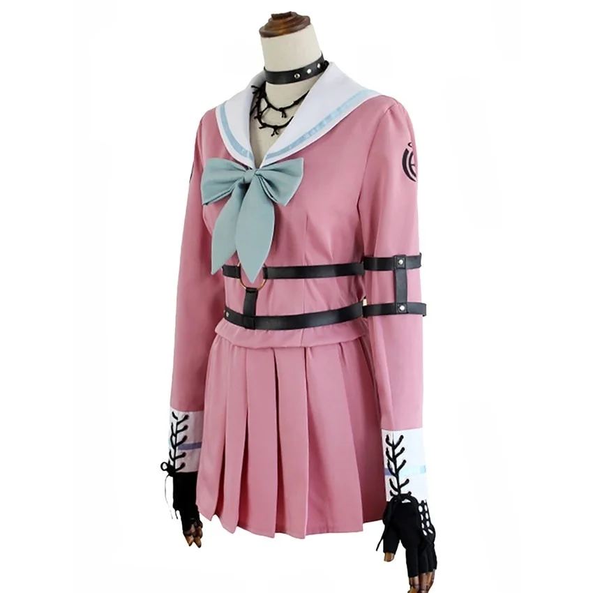 Anime Danganronpa Killing Harmony Iruma Miu Rabbit Halloween Women Cosplay Costume JK School Uniform Sailor Suit
