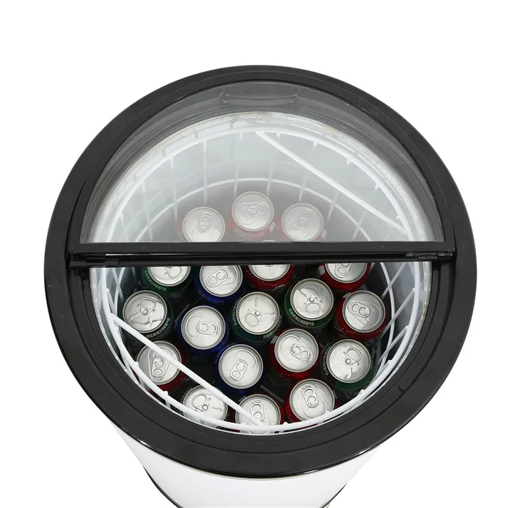 65L mini fridge redbull glass door can shape freezer mini display fridge for sale made in China hotel mini fridge