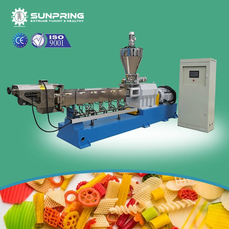 SUNPRING Frying Pellet Chips 2D 3D Snacks Extruder Line