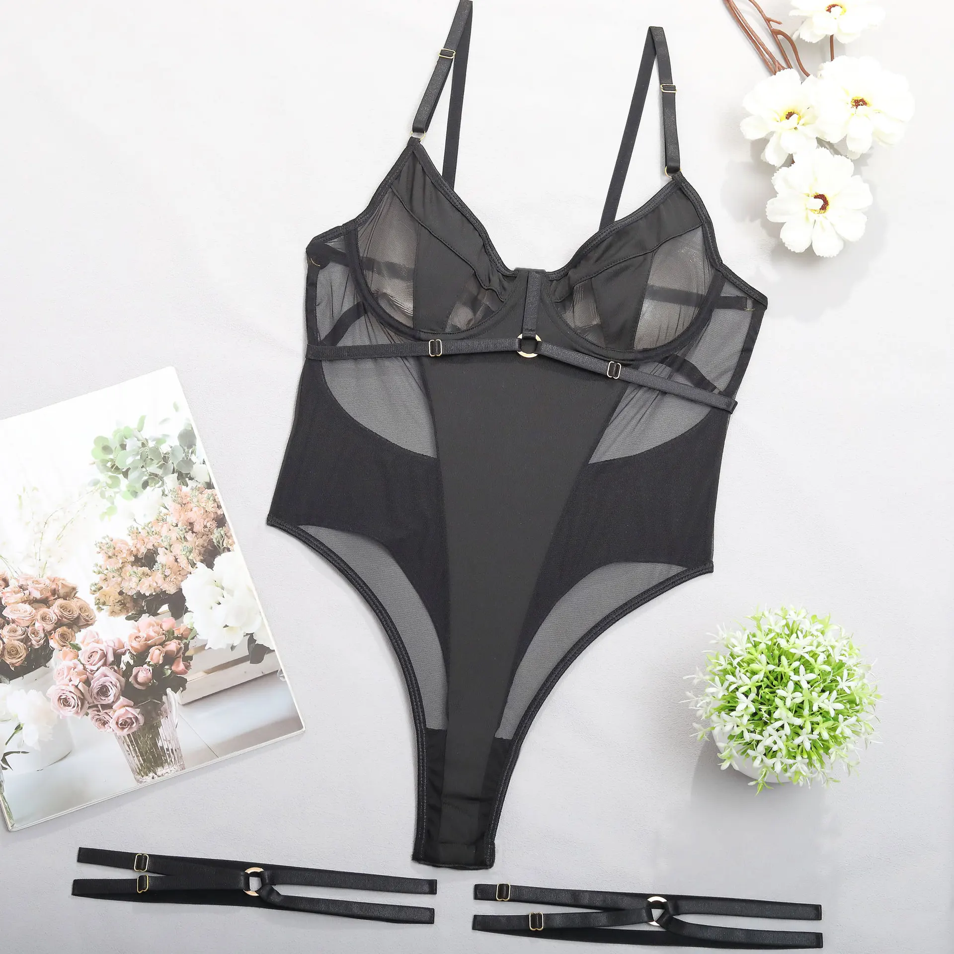 ZIYA A06S82 Hot Video Girl Mature Women Babydoll Lingerie Femme Sexy Transparent