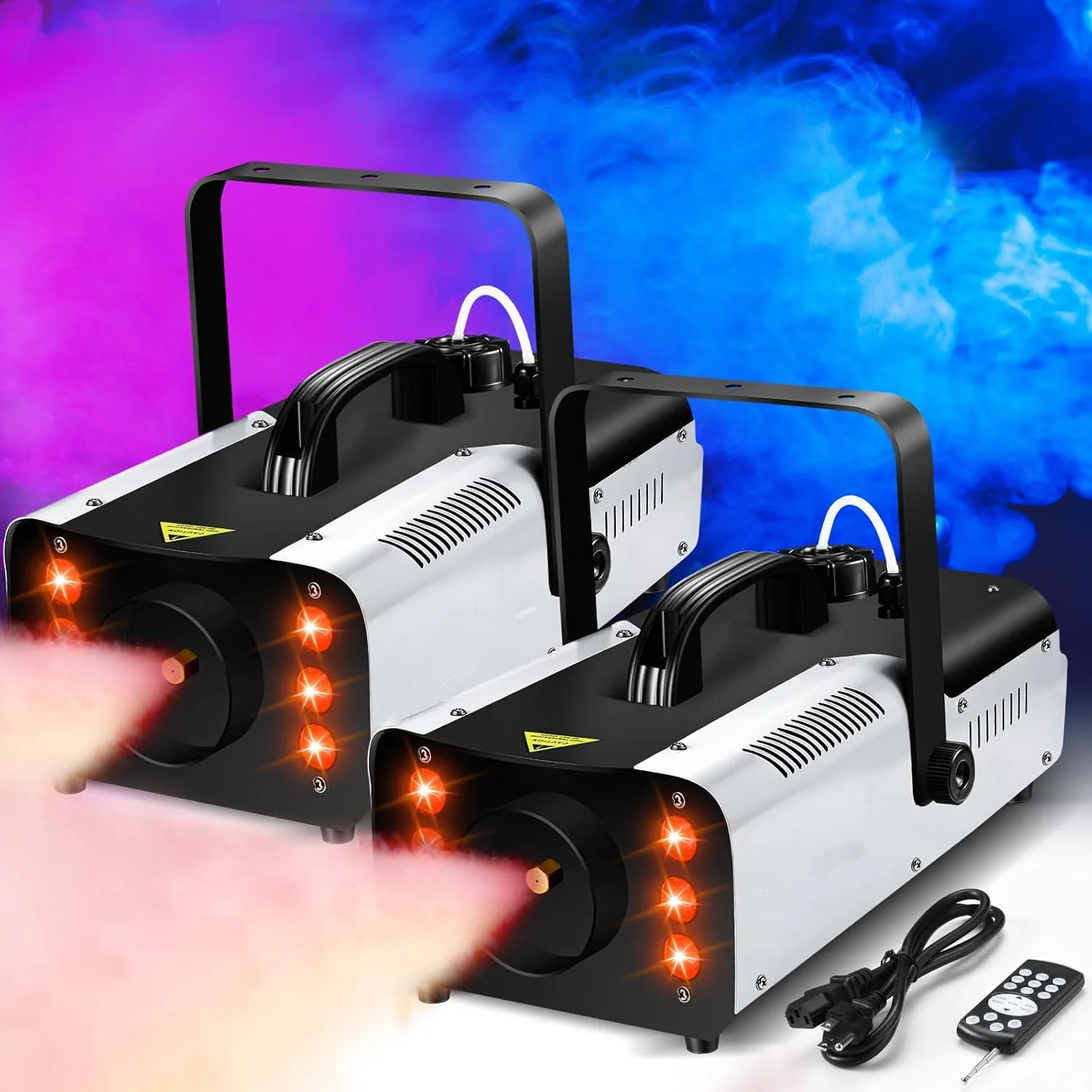1500W LED Fog Machine Stage Effect Equipment DMX Control Smoke Fog Machine Stage Light for Wedding Party Disco Bar Stage