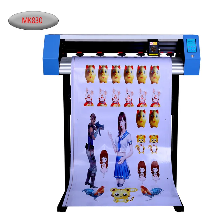 Custom automatic contouring acrylic glass design graphtec price ce5000 60 34 870mm vinyl cutting plotter