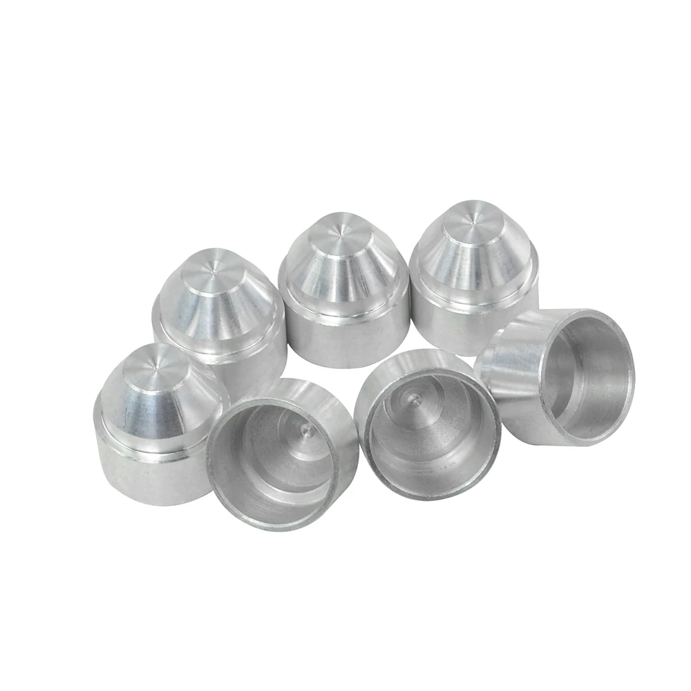 
China CNC Machining metal Oil filter fuel aluminum / stainless steel / titanium cups solvent trap kit 