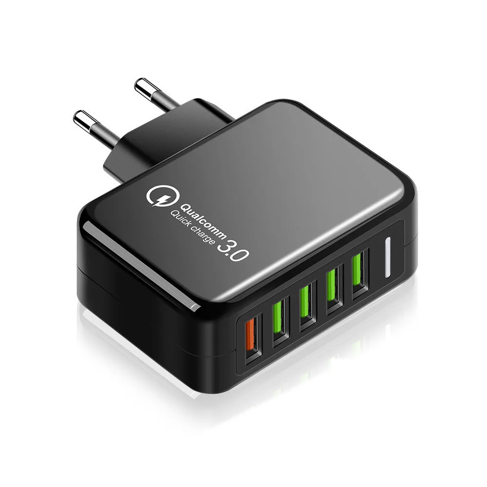 
Charger mobile phone adapter 5usb super fast charge 5A mobile phone charger USB travel charger factory price sale 