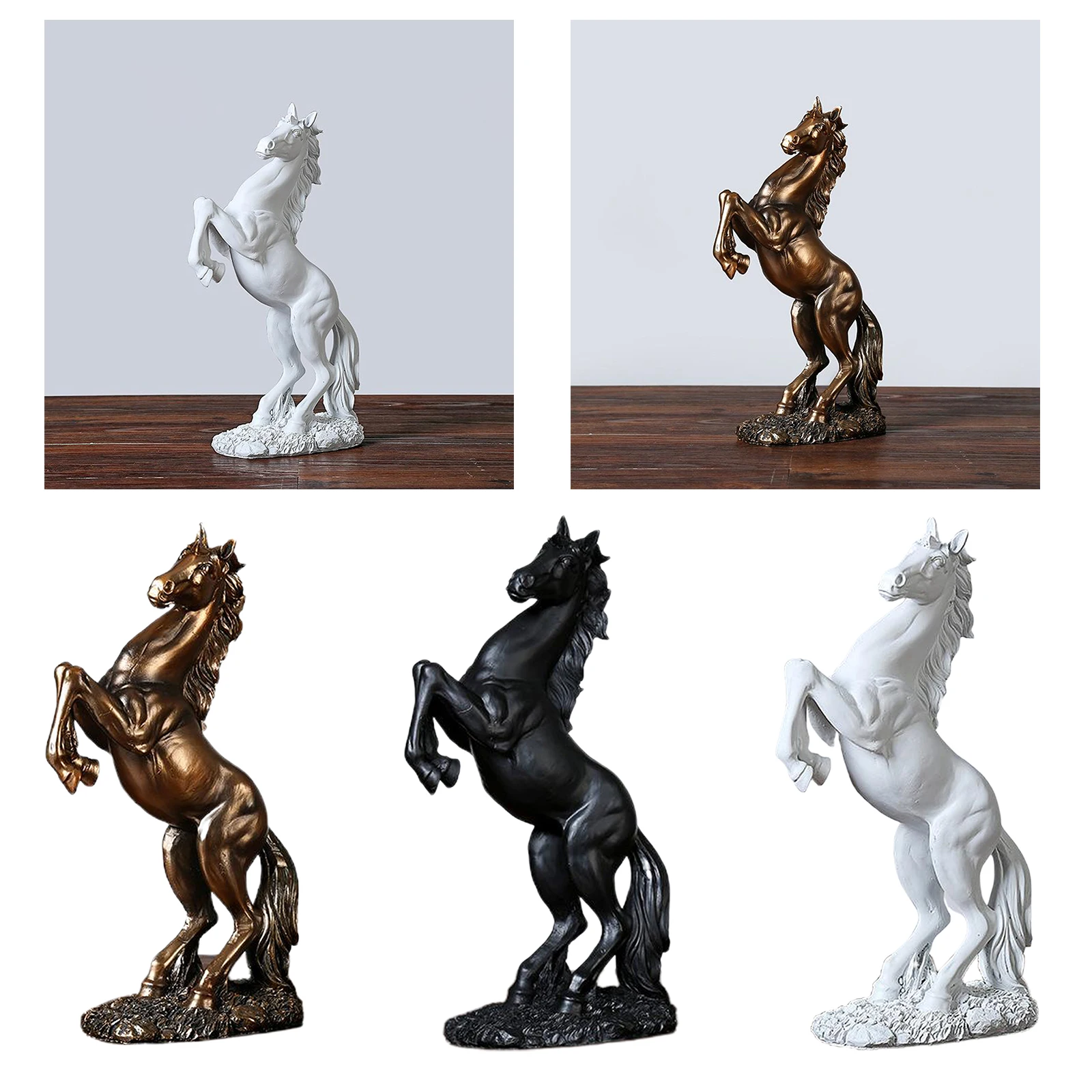 Horse figuriue custom resin crafts animal statue home decoration tabletop decoration sculpture