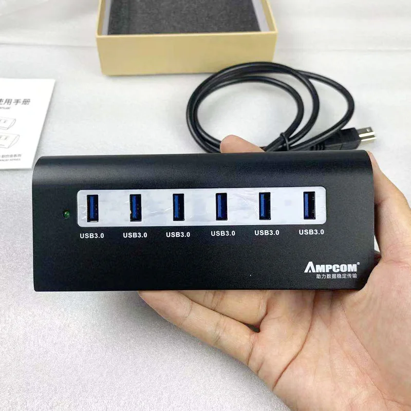 Свяжитесь с нами чтобы получить бесплатный концентратор USB 3 0 6 портов DP на A разделитель расширение для настольного ПК ноутбука