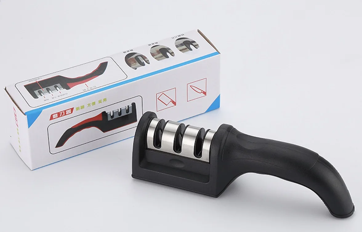 Bocheng knife sharpener 3-Stage Knife Sharpener Helps Repair, Restore, Polish Blades Restore Dull Blades