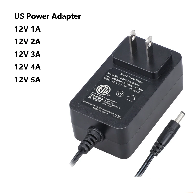 AC DC Adaptors 3 5 6 9 10 12 15 18 20 24V 1A 2A 3A Power extension electrical supplies Supply Adapter eu plug connector cord OEM