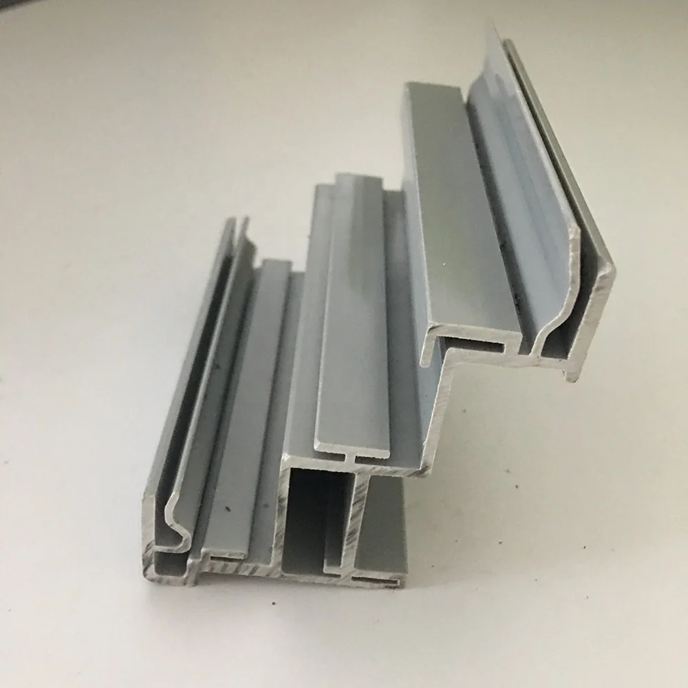 
Plastic extruded profile for horizontal refrigerator glass door frame 